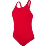 Maillots de bain Speedo Essential rouges en polyester look fashion pour femme 