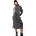 Robes de grossesse longues Mama-licious gris foncé mi-longues à manches longues à col roulé Taille XL classiques pour femme en promo 