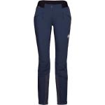 Pantalons de ski Mammut bleus en polyester respirants stretch Taille XXS pour femme 