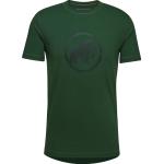T-shirts saison été Mammut Core verts bio éco-responsable à manches courtes Taille L pour homme 