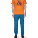 Pantalons large Mammut Runbold orange Taille 3 XL look sportif pour homme 