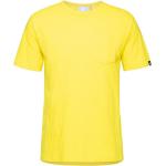 T-shirts basiques Mammut jaunes en coton bio éco-responsable Taille M look urbain pour homme 