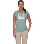 T-shirts Mammut vert jade à manches courtes à manches courtes à col rond Taille M look fashion pour femme 
