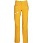 Pantalons de randonnée Mammut orange en shoftshell coupe-vents Taille XXS pour femme 
