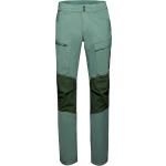 Pantalons de randonnée Mammut Zinal vert jade en fibre synthétique stretch Taille XL pour homme 
