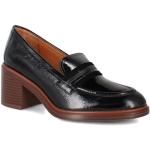 Chaussures casual Mamzelle noires en cuir Pointure 41 avec un talon jusqu'à 3cm look casual pour femme en promo 