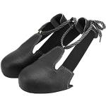 Chaussures de travail  noires avec embout acier look fashion en promo 