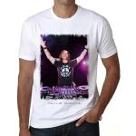 MANBEI David Guetta Tshirt Col Rond Homme T-Shirt Cadeau Unisex White M