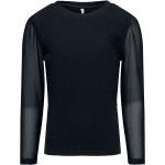 T-shirts à col rond Only noirs en fil filet look streetwear pour bébé de la boutique en ligne Emp-online.fr 