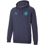 Polaires Puma Essentials bleu marine en jersey à motif ville Manchester City F.C. à capuche Taille XL classiques pour homme 