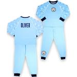 Pyjamas bleues claires en coton à motif ville Manchester City F.C. Taille 14 ans look fashion pour garçon de la boutique en ligne Amazon.fr 