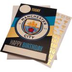 Manchester City FC, Enveloppes, Carte d'anniversaire avec autocollants (1 x)