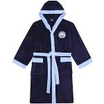 Manchester City FC Officiel - Robe de Chambre à Capuche - Polaire - Homme - Bleu Marine - XXL