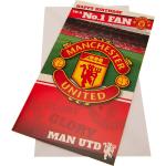 Manchester United FC, Enveloppes, Geburtstagskarte No 1 Fan (1 x)