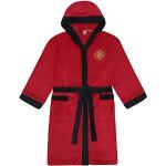 Manchester United FC Officiel - Robe de Chambre thème Football - Polaire - Homme - Rouge - M