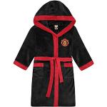 Manchester United FC Officiel - Robe de Chambre thème Football - Polaire - Homme - Noir - 2XL