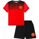 Manchester United Football Club Pyjama court pour homme, Rouge, M