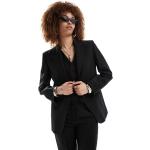 Vestes en laine Mango noires Taille XS classiques pour femme en promo 