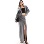 Jupes fendues Mango grises Taille XXS classiques pour femme en promo 