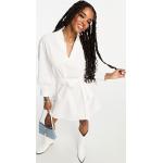 Robes Mango blanches à manches longues à manches longues Taille XS look utility pour femme en promo 