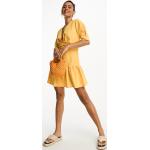 Robes courtes Mango orange en viscose Taille XL classiques pour femme 