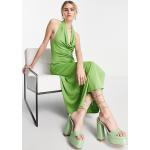 Robes dos nu Mango vert clair mi-longues Taille M classiques pour femme en promo 