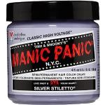Colorations Manic Panic argentées pour cheveux semi permanentes vegan cruelty free sans gluten 118 ml texture crème 