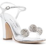 Manolo Blahnik - Shoes > Sandals > High Heel Sandals - Gray -