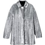 Manteaux de soirée LONGCHAMP argentés à paillettes Taille M look sportif pour femme 