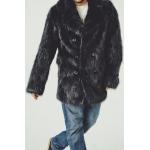 Vestes d'hiver argentées en fourrure Taille 3 XL pour homme 