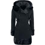 Manteau d'hiver Rockabilly de Hell Bunny - Manteau Sarah Jane - XS à 4XL - pour Femme - noir
