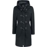 Manteaux en laine Brandit noirs Taille XS look fashion pour femme 