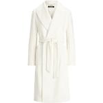 Manteaux en cachemire de créateur Ralph Lauren blanc crème en laine Taille XL pour femme en promo 
