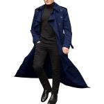 Vestes de ski bleu roi en velours imperméables coupe-vents à capuche Taille XXL steampunk pour homme 