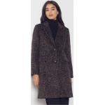 Manteau long avec imprimé léopard - Victorya - 36 - Marron - Femme - Etam