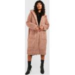 Vestes d'hiver Boohoo marron en laine à motif ours à manches longues Taille M pour femme en promo 