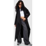 Manteaux en laine Boohoo noirs à manches longues Taille M pour femme en promo 