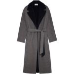 Manteaux en laine Zadig & Voltaire noirs avec ceinture Taille L pour femme 