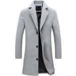 Vestes de costume gris anthracite à rayures en velours à motif canards Taille XL plus size look fashion pour homme 
