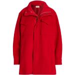 Vestes zippées de créateur Ralph Lauren Polo Ralph Lauren rouges en laine Taille M look casual pour femme 