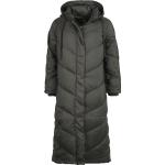 Manteaux Rockabilly de QED London - Manteau Matelassé Mi-Long - XS à XL - pour Femme - noir