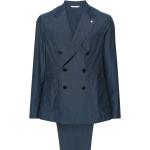 Manteaux en laine Manuel Ritz bleu indigo en viscose à manches longues Taille 3 XL pour homme 