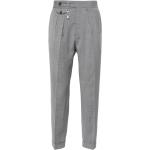 Pantalons de costume Manuel Ritz gris en viscose Taille 3 XL W44 pour homme 