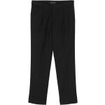 Pantalons de costume Manuel Ritz noirs en viscose stretch Taille 3 XL W48 pour homme 