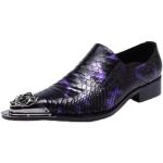 Chaussures oxford de mariage noires à motif vaches respirantes à bouts pointus Pointure 44 plus size look casual pour homme 