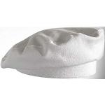 Chapeaux haut de forme d'automne blancs en coton 56 cm Taille S look fashion pour femme 