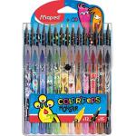 Maped, Écriture + dessin, Color'Peps Monster set - 12 marqueurs / 15 crayons (984718) (Couleur)
