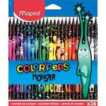 Crayons de couleur Maped multicolores en papier 