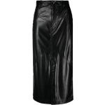 Jupes mi-longues de créateur Isabel Marant noires en cuir synthétique mi-longues Taille XS pour femme 