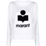 Sweats de créateur Isabel Marant blancs à manches longues à col rond pour femme 